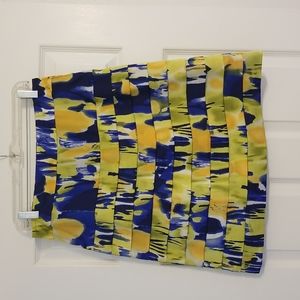 Calvin Klein Skirt mult color ruffle